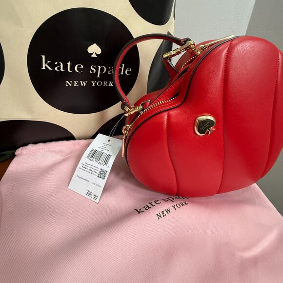 ❤️ Kate Spade Love Shack Quilted Heart Crossbody – NWT – + Pink Purse Protector - Picture 2 of 7